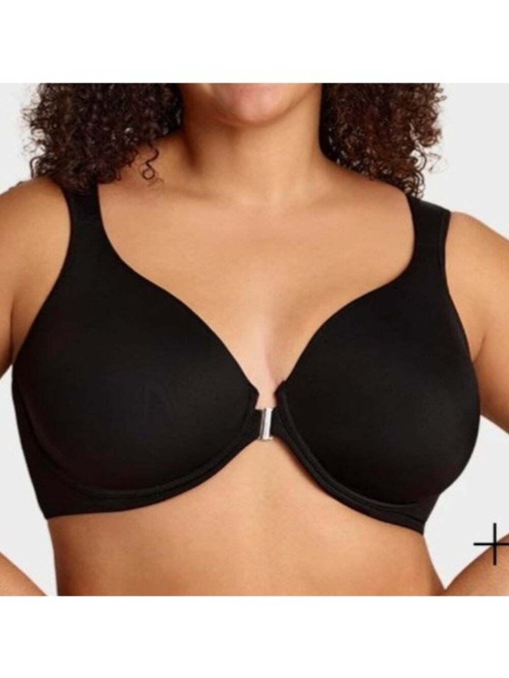 Shecurve Front Closure Underwire Unlined Back Support Plunge Bra size 40E